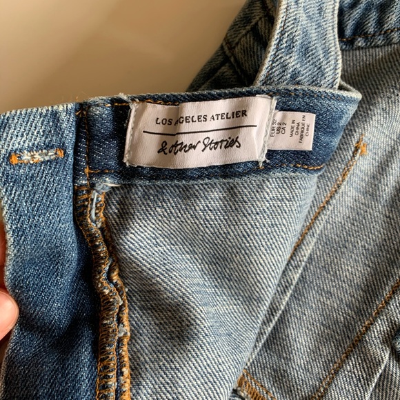 & Other Stories Denim Mini Dress - Picture 3 of 7